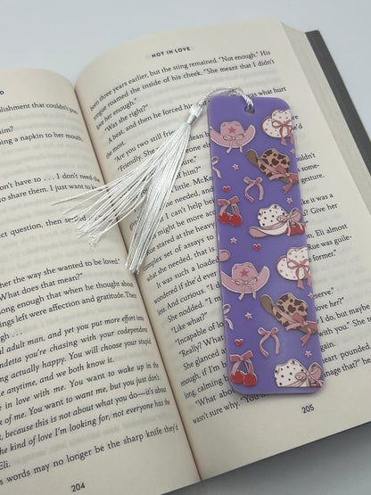 Cowgirl Bookmark Pink or Purple
