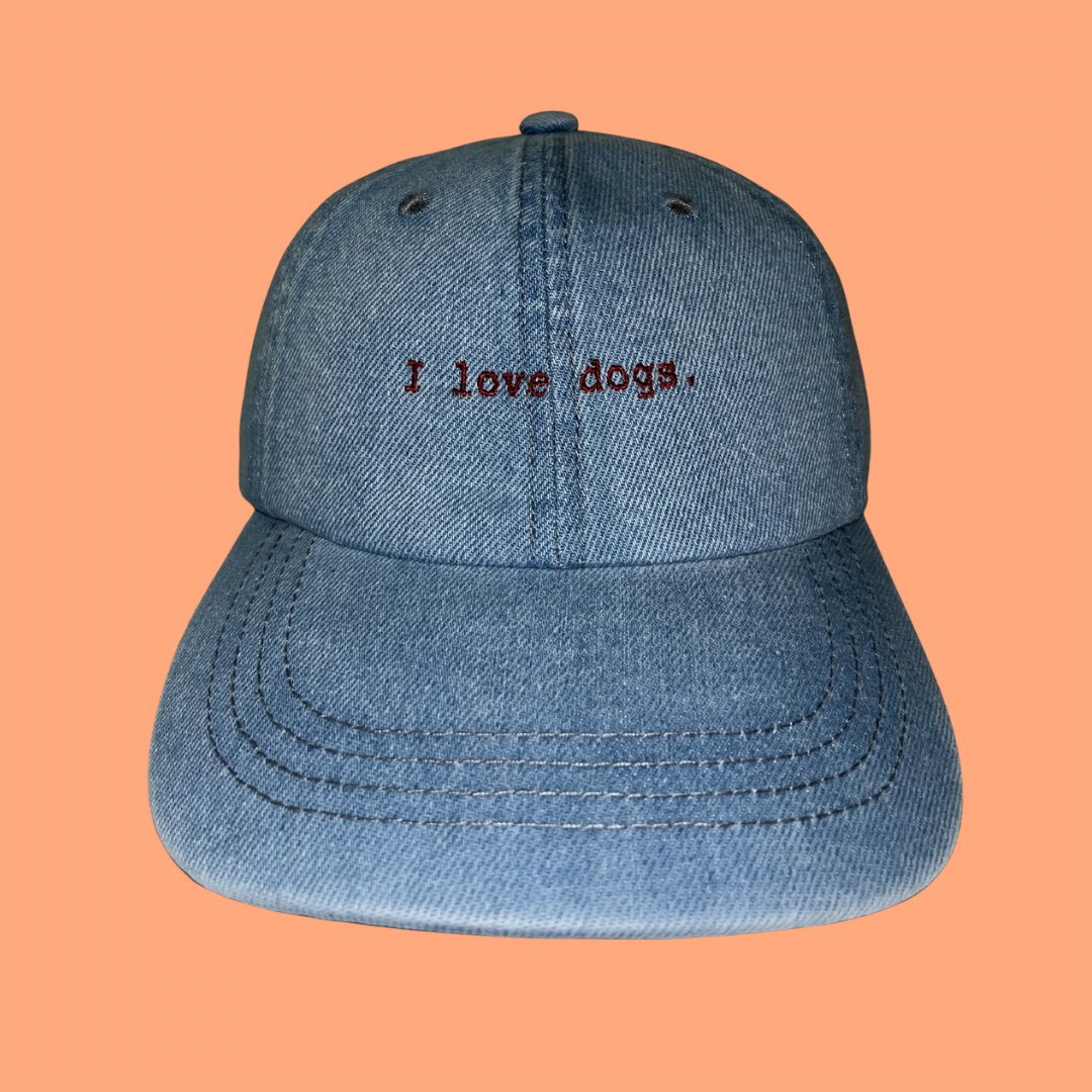 I Love Dogs Cap