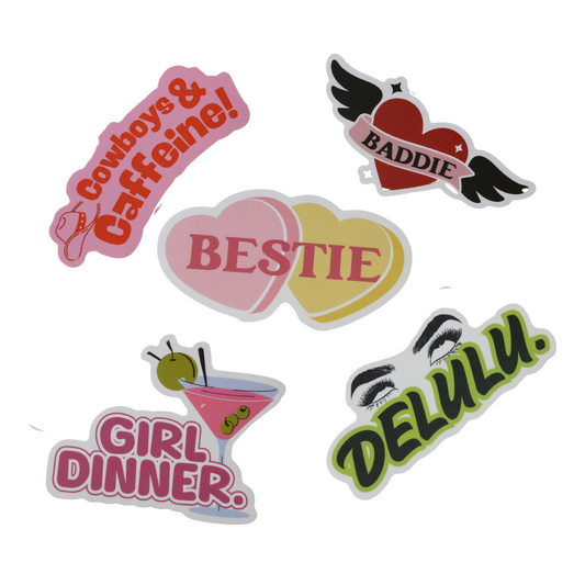 5 Single Stickers