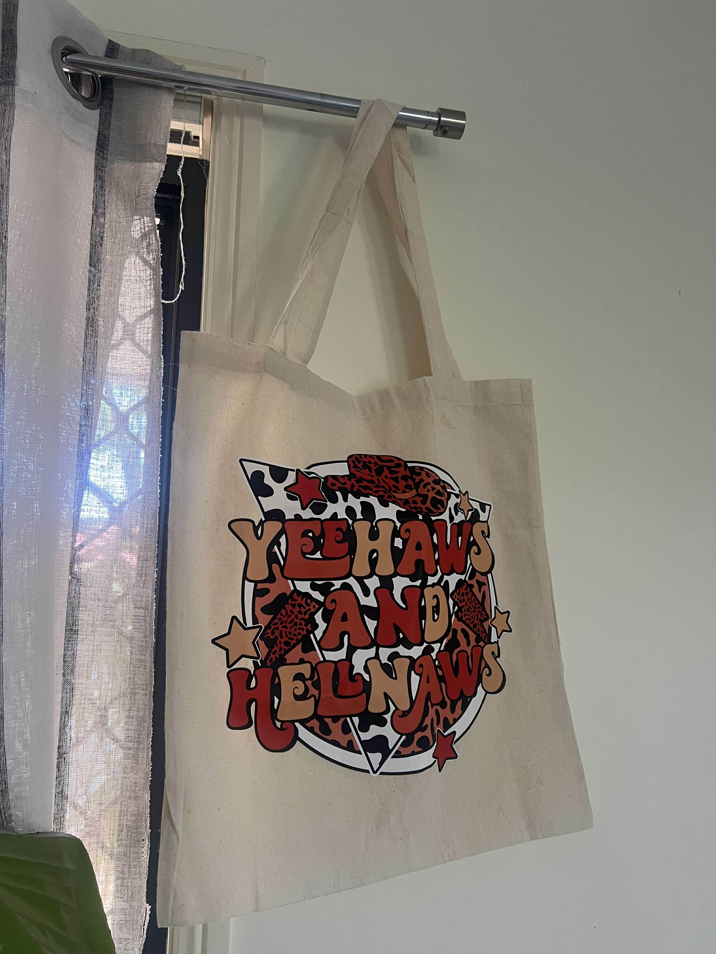 Bag Tote TOTE BAG Yee Haw BIG Cowboy YeeHaw』LOGO - メルカリ 