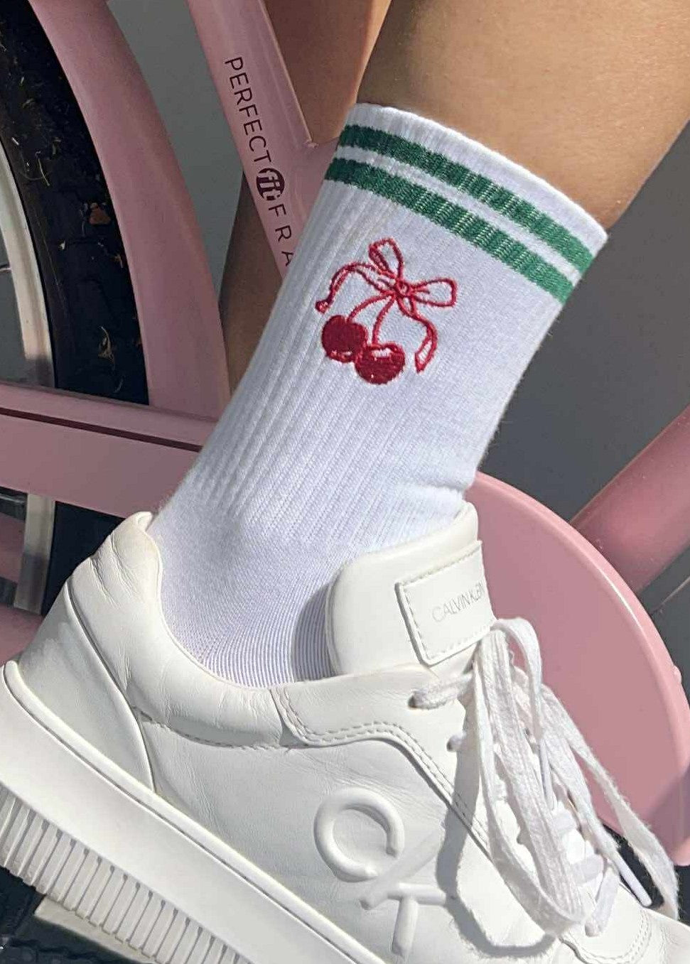 Cherry Crew Socks